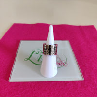 Anillo acero inoxidable Plateado