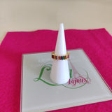 Anillo #5 oro laminado colores