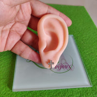 Arete Plateado cruz-59