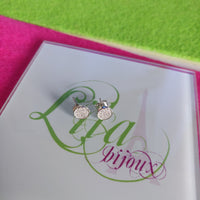 Arete Plateado circulo-67