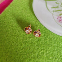 Arete dorado flor-93