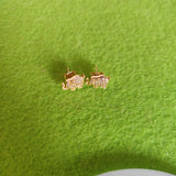 Arete dorado elefante-105