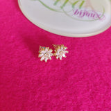 Arete dorado flor -109