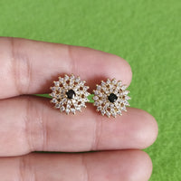 Arete dorado flor-122
