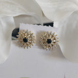 Arete dorado flor-122