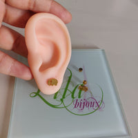 Arete acero rosquita Elefante-218