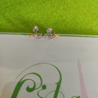 Aretes plata 925 Luna y estrella-82