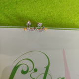Aretes plata 925 Luna y estrella-82