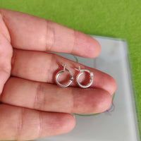 Argollas plata 925-120