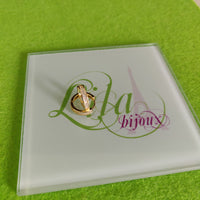 Argollas plata baño oro 14k-132