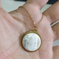 Cadena Madre Perla Virgen Acero Inoxidable