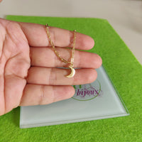 Cadena baño oro 14k luna-31