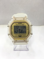 Reloj deportivo transparente