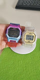 Reloj deportivo transparente