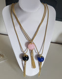 Collar largo en acero inoxidable-21