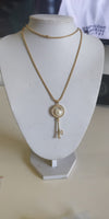 Collar largo en acero inoxidable-10