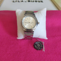 Reloj salvis plateado
