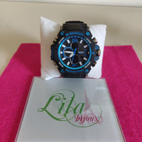 Reloj tipo GSCHOCK azul