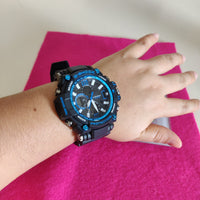 Reloj tipo GSCHOCK azul