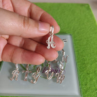 Medalla Iniciales Plata 925-Varios Modelos