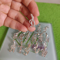 Medalla Iniciales Plata 925-Varios Modelos