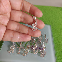 Medalla Iniciales Plata 925-Varios Modelos