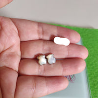 Arete tous blanco plata 925