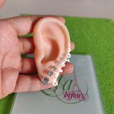 Arete dormilonas plata 925 Brillo-Varios tamaños a escoger