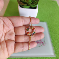 Pulsa fina en oro laminado con acero inoxidable colores