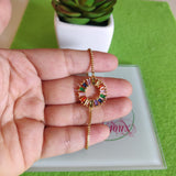 Pulsa fina en oro laminado con acero inoxidable colores