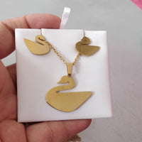 Set Cadena y arete cisne - SET22