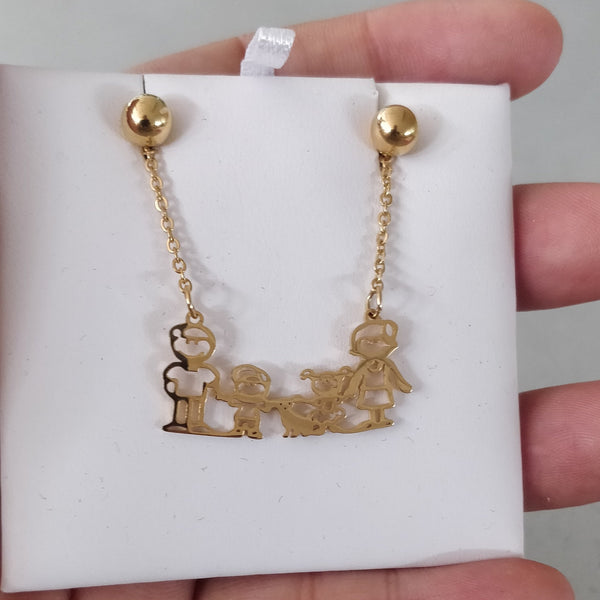 Set Cadena y arete familiar - SET27