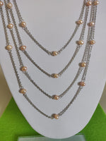 Collar largo en acero inoxidable-18