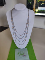 Collar largo en acero inoxidable-18