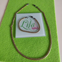 Set hombre cadena y guillo 2 colores