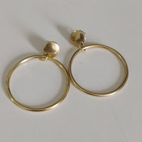 Arete dorado acero inoxidable-179