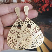 Arete dorado grande-193