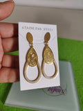 Arete dorado largo-197
