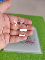 Arete plata 925 DELFIN-156