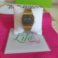 Reloj Seton  dorado digital